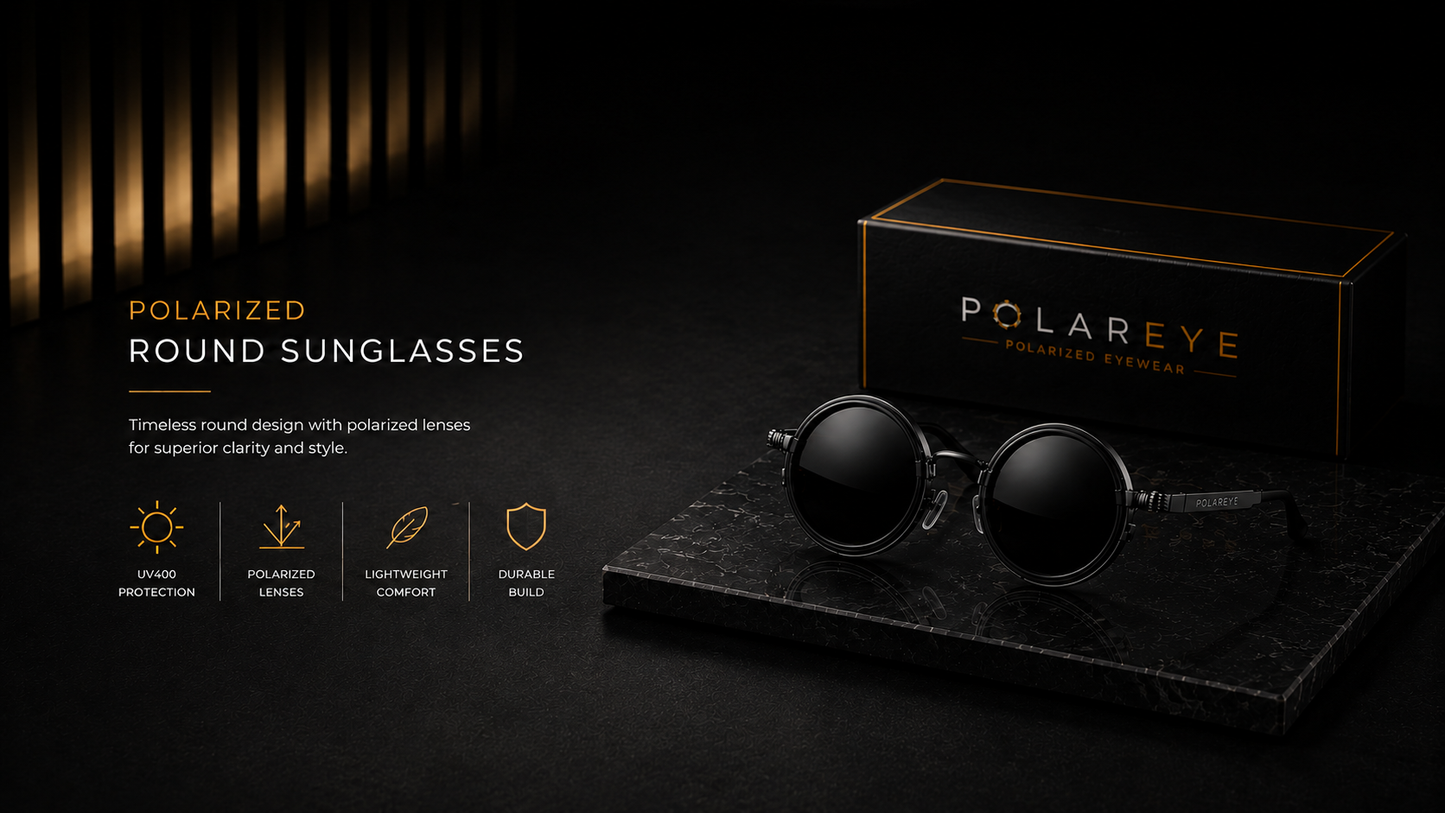 POLAREYE Tint Sunglasses Black Frame