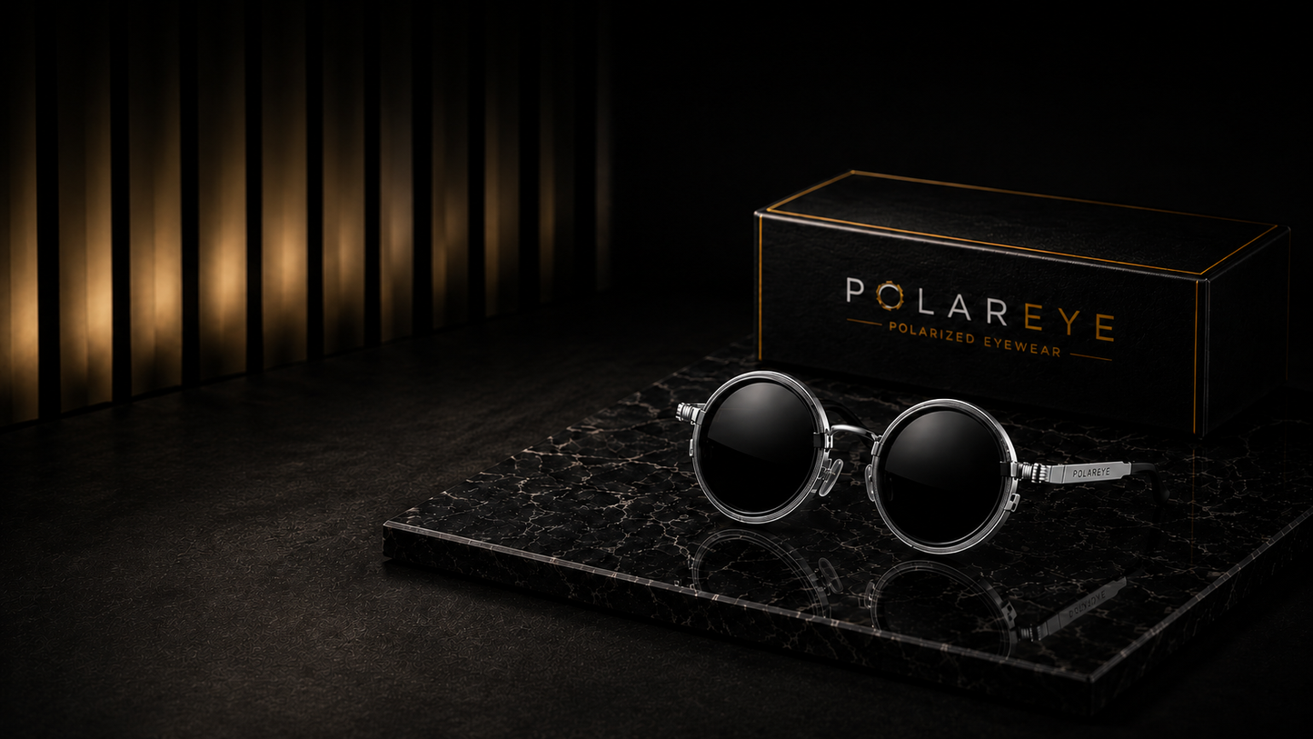 POLAREYE Tint Sunglasses Silver Frame